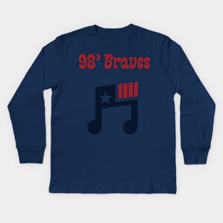 98’ braves Kids Long Sleeve T-Shirt